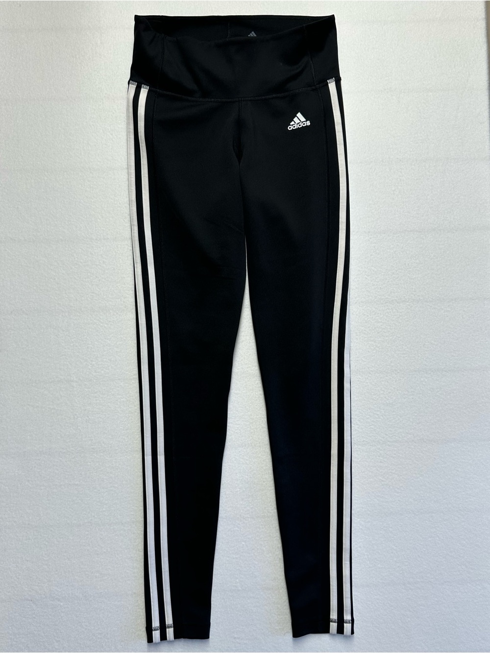 adidas Women’s S Climawarm 3-Stripes Black High Rise Leggings Tights 31”
